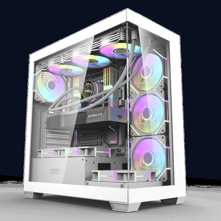 darkFlash DS900 白色海景 RGB 水冷主機